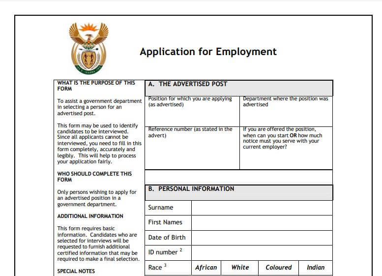 How to Fill Z83 Correctly in South Africa