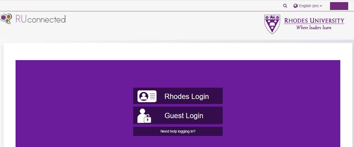 RUConnected Student Portal Login