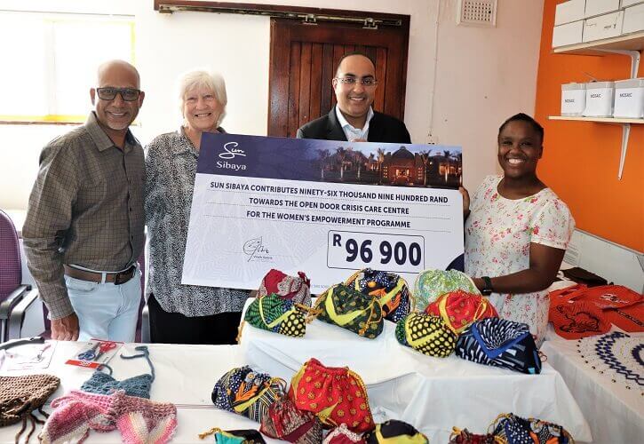 Sibaya Casino donates to back KwaZulu-Natal NGO’s fighting GBV 365 days of the year