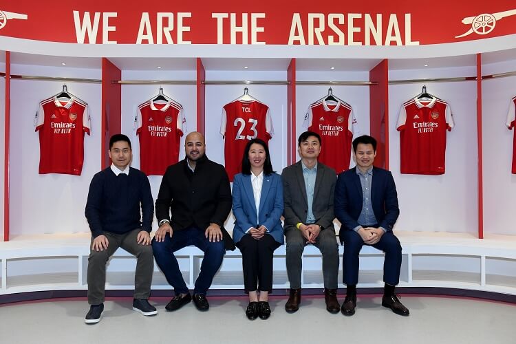 TCL-Partners-With-Arsenal