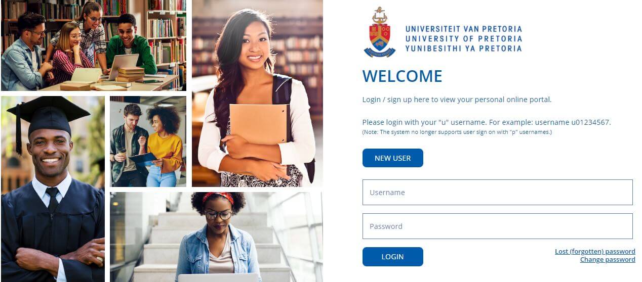 UP Portal Login - University of Pretoria