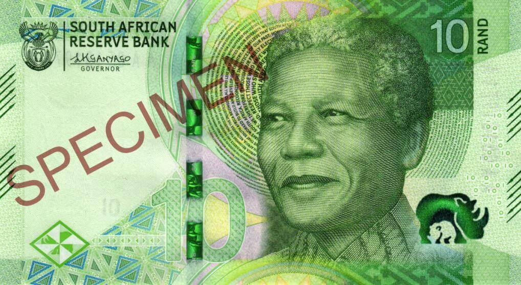 Front - Portrait of Nelson Mandela SOUTH AFRICAN RESERVE BANK