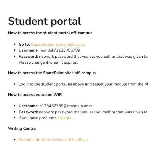 NMU Student Portal Login, How To Access NMU Student Portal