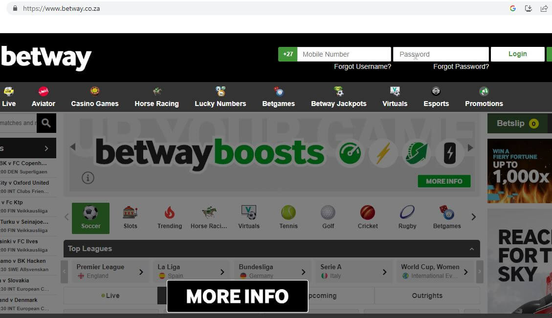 Betway Registration South Africa