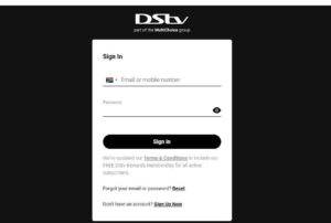 DStv Login To Manage Your MyDStv Account Online