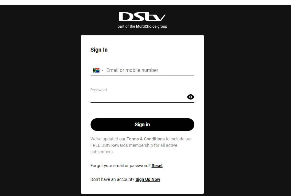DStv Login To Manage Your MyDStv Account Online
