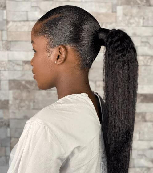 Pondo ponytail hairstyle