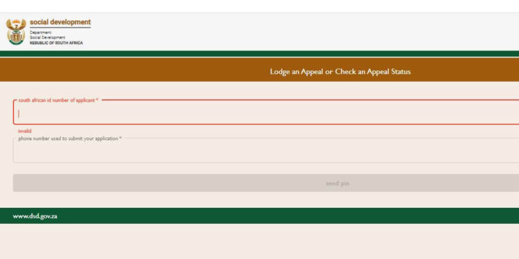 SASSA Appeal South Africa