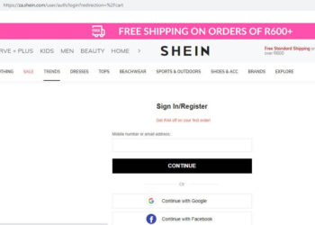 Shein Login South Africa