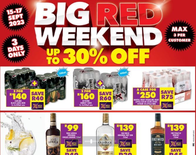 Shoprite LiquorShop Big Red Weekend