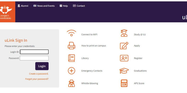 UJ uLink Login South Africa - How to Login UJ uLink South Africa