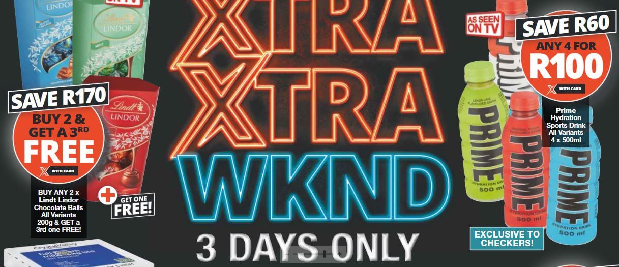 Checkers Xtra Xtra Weekend Sale: 13-15 October 2023