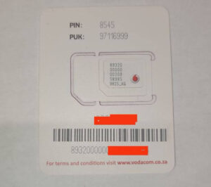 How to Get Vodacom PUK Number