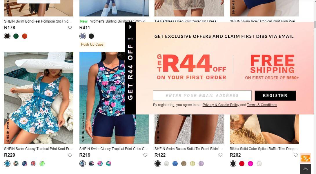 SHEIN Coupon Codes South Africa