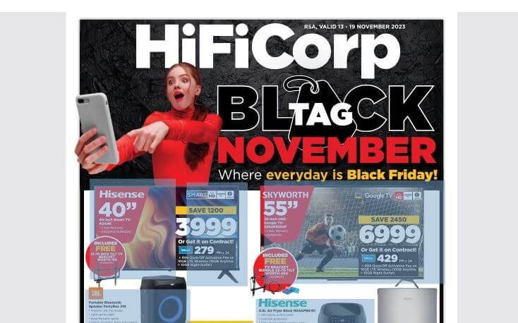 HiFi Corporation Black Friday 2023 Specials Catalogue