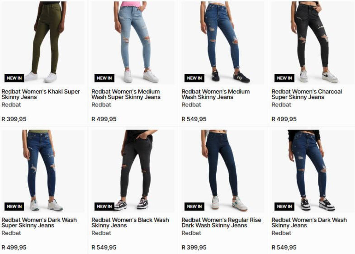 Redbat Jeans For Ladies In South Africa