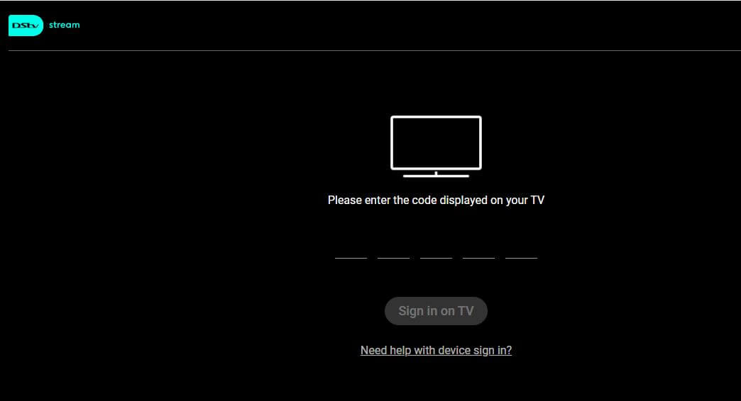 DStv Stream Tv Enter Code