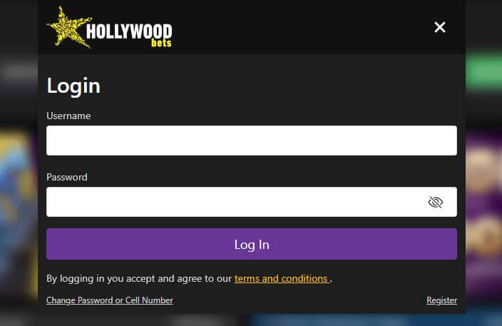 Hollywoodbets.net Login Password On