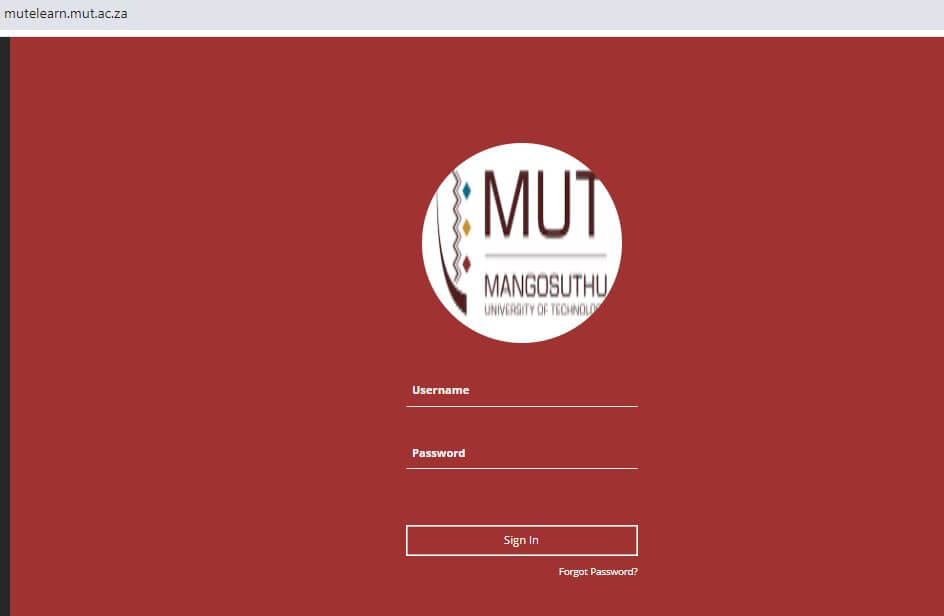 How to Login MUT Student Portal
