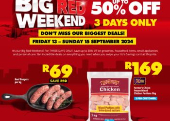 Shoprite Big Red Weekend,