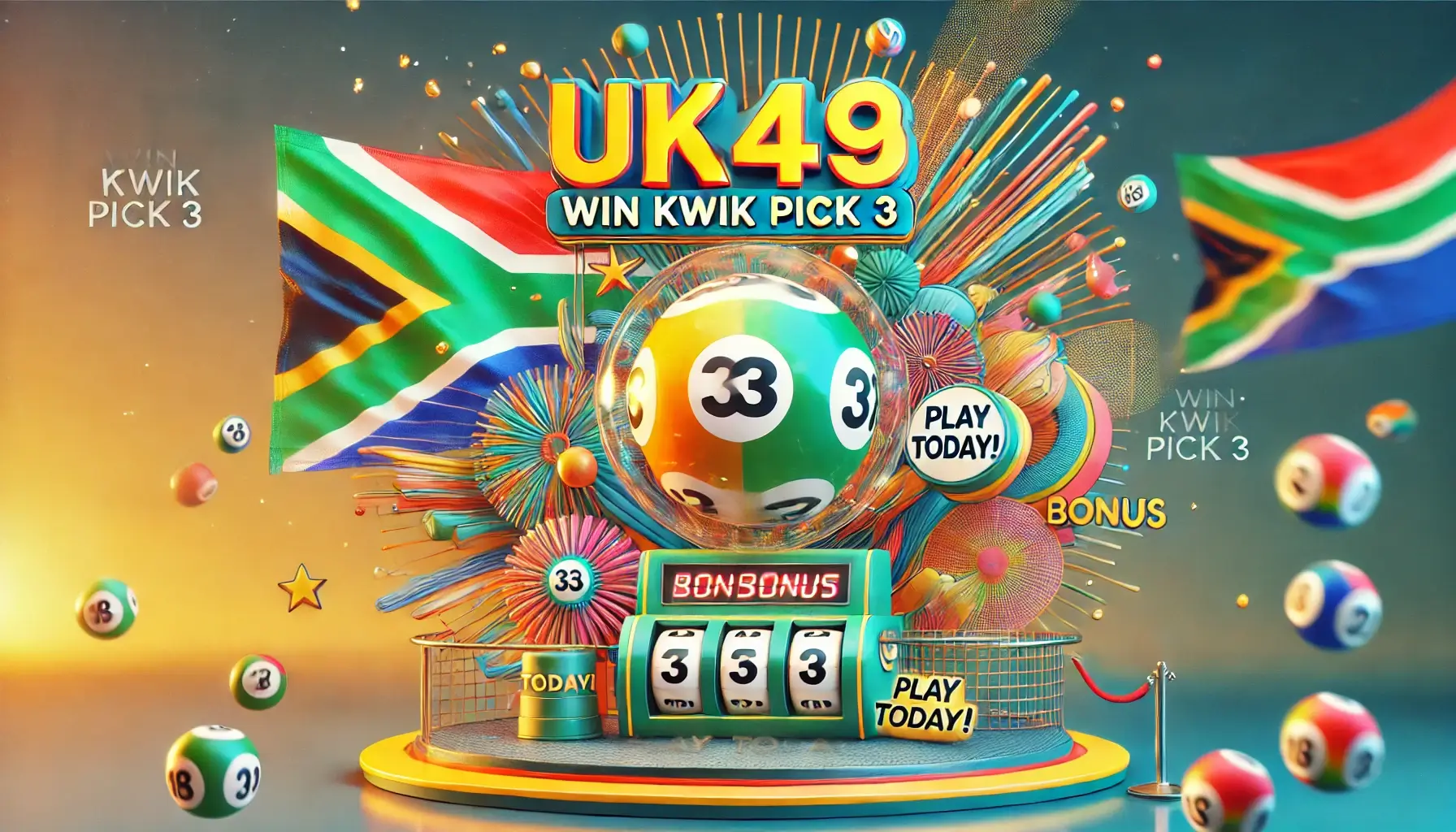 UK49s Win Kwik Pick 3 South Africa
