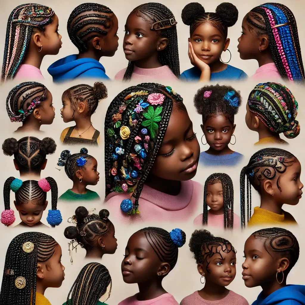 Black Kids Braids Hairstyles Pictures