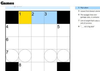 Mini Crossword