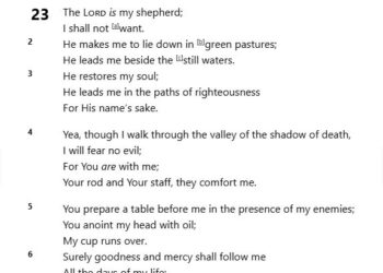 Psalm 23