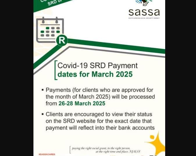 SASSA SRD Status Check Via SRD.SASSA.GOV.ZA Status Check For March 2025