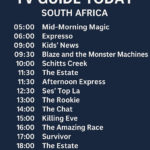 SABC 3 TV Guide Today South Africa