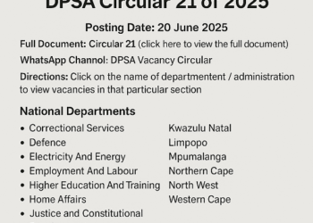 DPSA Circular 21 of 2025