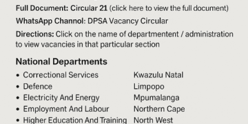 DPSA Circular 21 of 2025