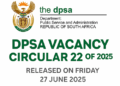 DPSA Circular 22 of 2025