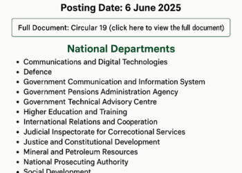 DPSA Vacancies June 2025 - DPSA Circular 19 Of 2025