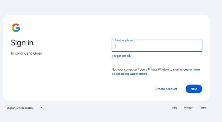 Gmail Email Login Account