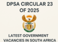 DPSA Circular 23 of 2025