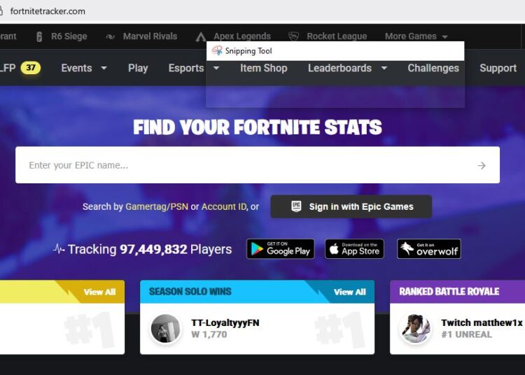 Fortnite Tracker