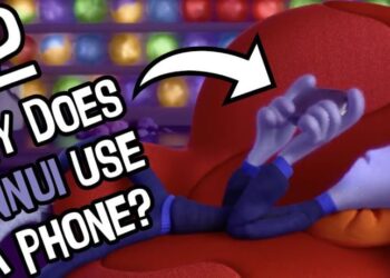Inside Out 2 Glued to Phone