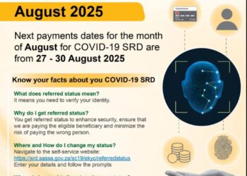 SASSA SRD Payment Dates for August 2025