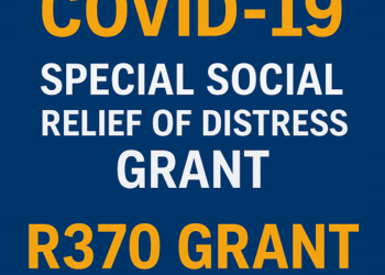 COVID-19 Special Social Relief of Distress Grant (R370 Grant)