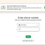 WhatsApp Web Login With Phone Number