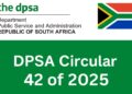 DPSA Vacancies 2025 – DPSA Circular 42 of 2025