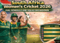 South Africa Women’s Cricket 2026 Full Schedule