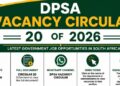 DPSA Vacancy Circular 20 of 2026