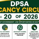 DPSA Vacancy Circular 20 of 2026